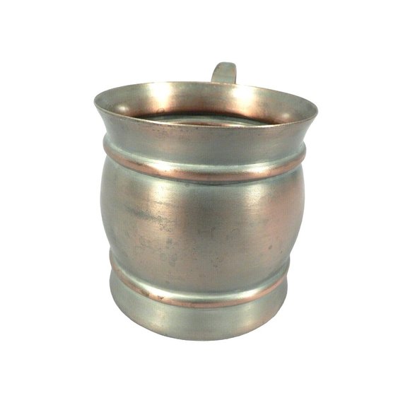 Copper cup mug mule Gregorian Question mark handle nice even patina Vintage - Picture 2 of 8